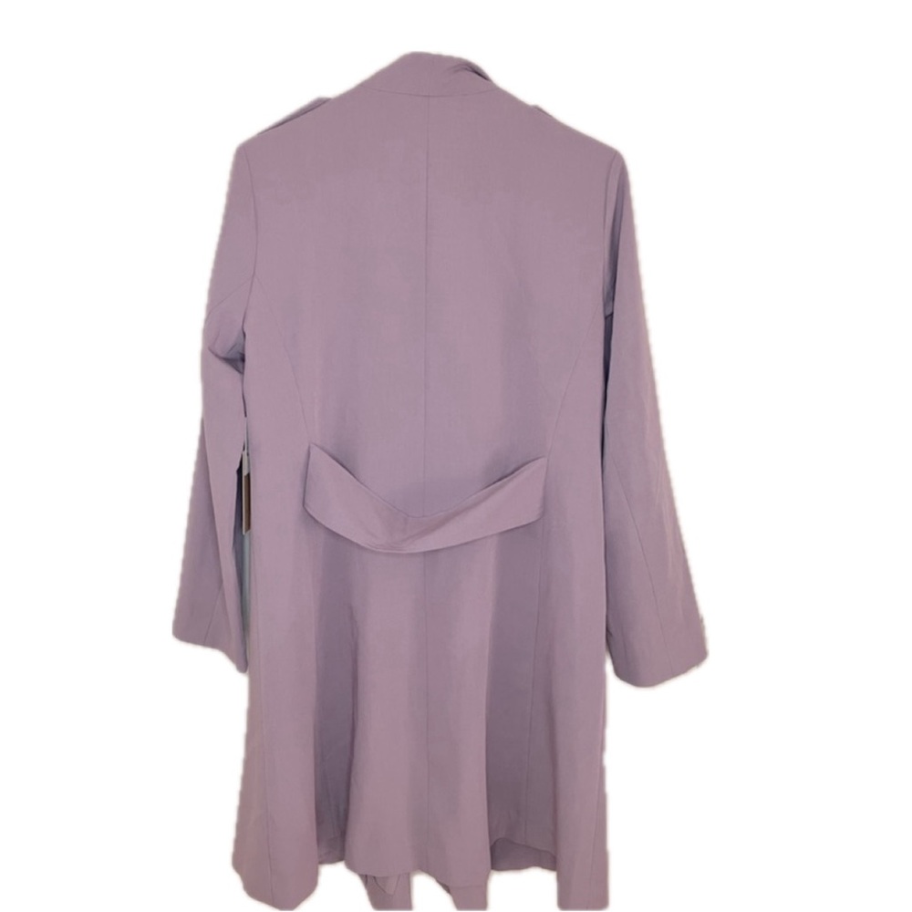 Halogen Drape Front Lightweight Lavender Jacket S… - image 4